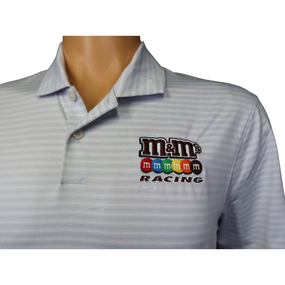 M&M Racing Joe Gibbs NASCAR Polo Size‎ Men's Size S Kyle Busch Nike Tiger Woods - Picture 1 of 5